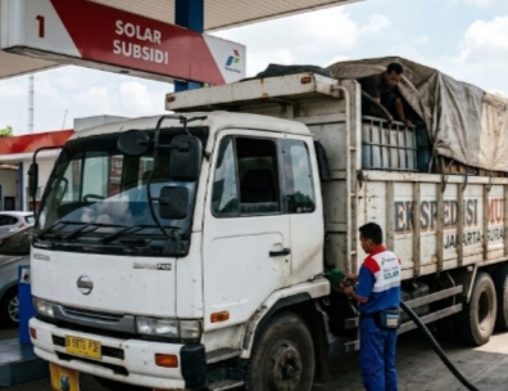 Penyalahgunaan Solar subsidi. (Ilustrasi)