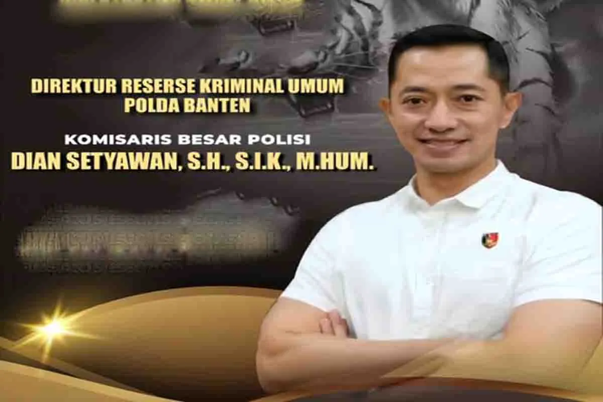 Profil Kombes Pol Dian Setyawan yang Jadi Dirreskrimsus Polda Banten