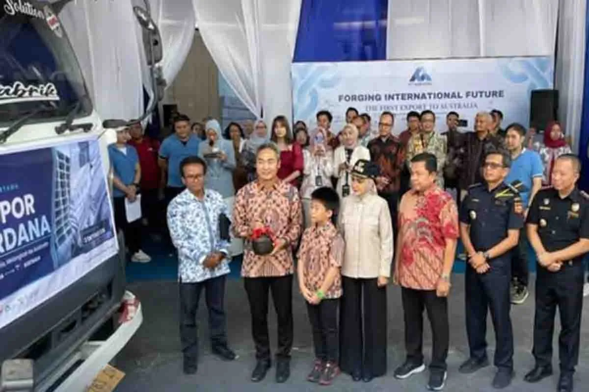 PT Auri Steel Metalindo Ekspor Batang Baja Ringan ke Australia
