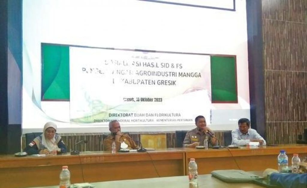Sosialisasi Hasil SID dan FS Pengembangan Agroindustri Mangga Kabupaten Gresik