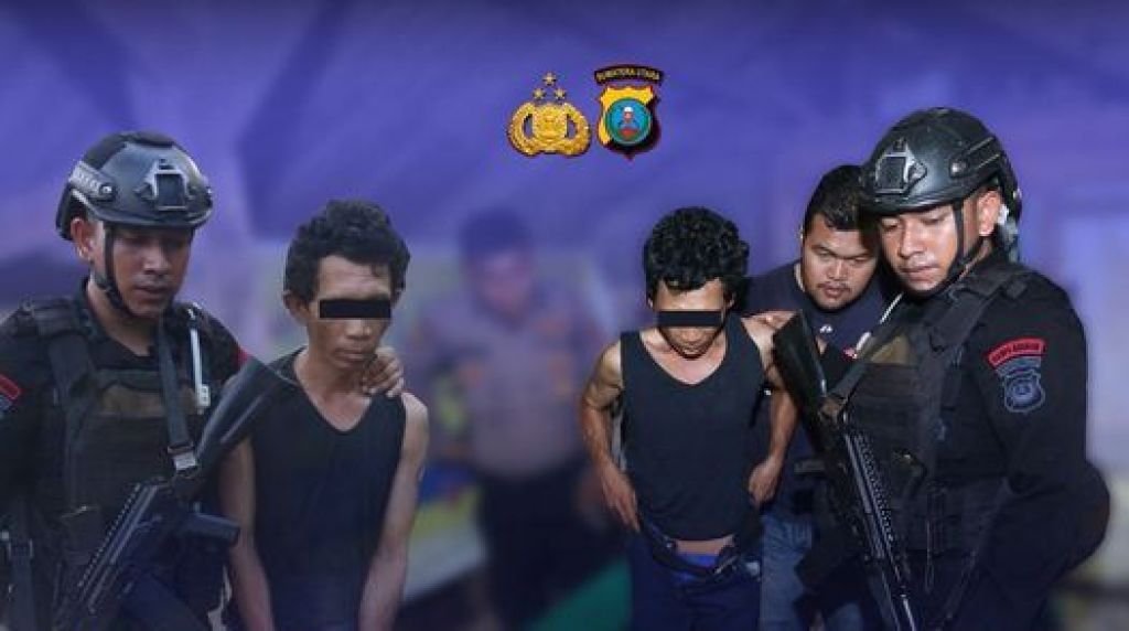 Tersangka pengedar narkoba di Polda Sumut