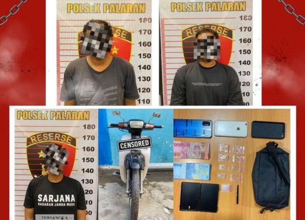 Bandar narkotika yang ditangkap Polsek Palaran