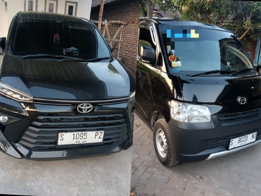 Mobil Avanza dan Daihatsu Grand Max yang diduga digelapkan Hn