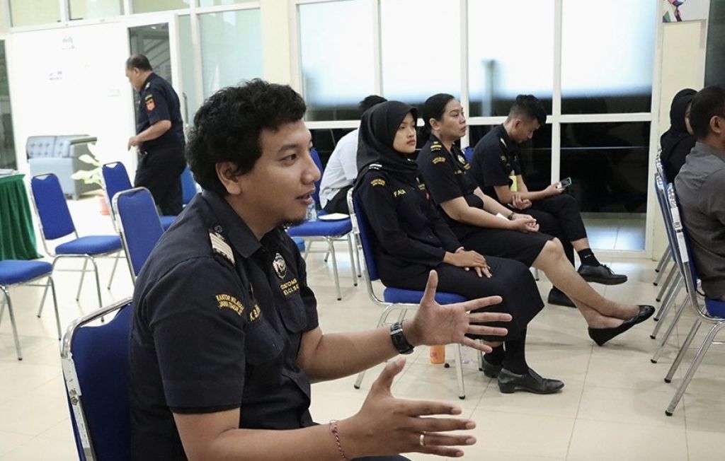 Salah satu peserta  Leader's Talk