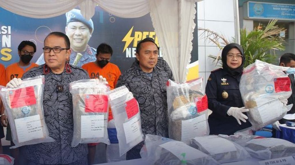 Pemusnahan barang bukti narkotika di Kantor BNNP Bali