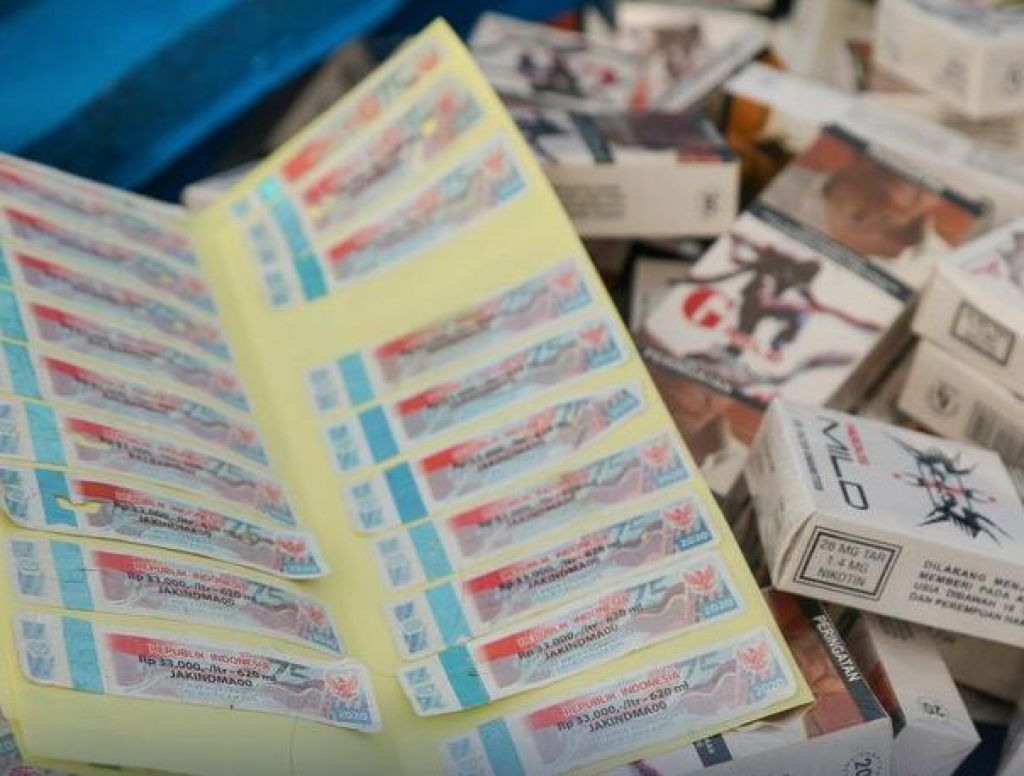 Rokok ilegal yang digagalkan peredarannya
