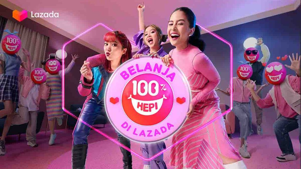 Belanja 100% Hepi di Lazada