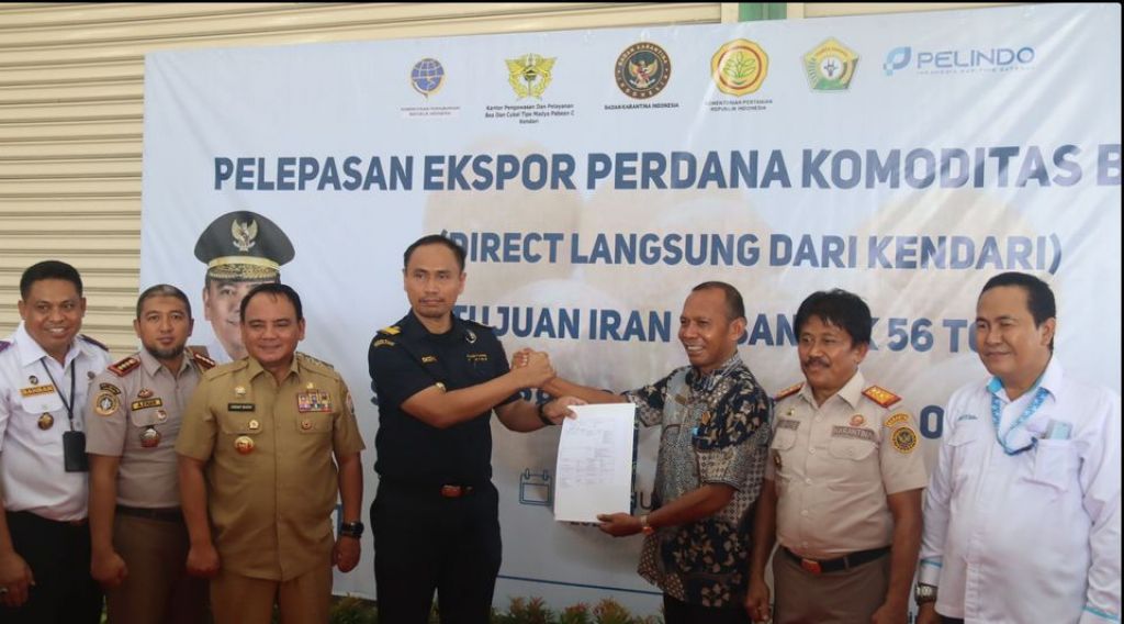  Ekspor perdana 56 ton komoditas pinang ke Iran