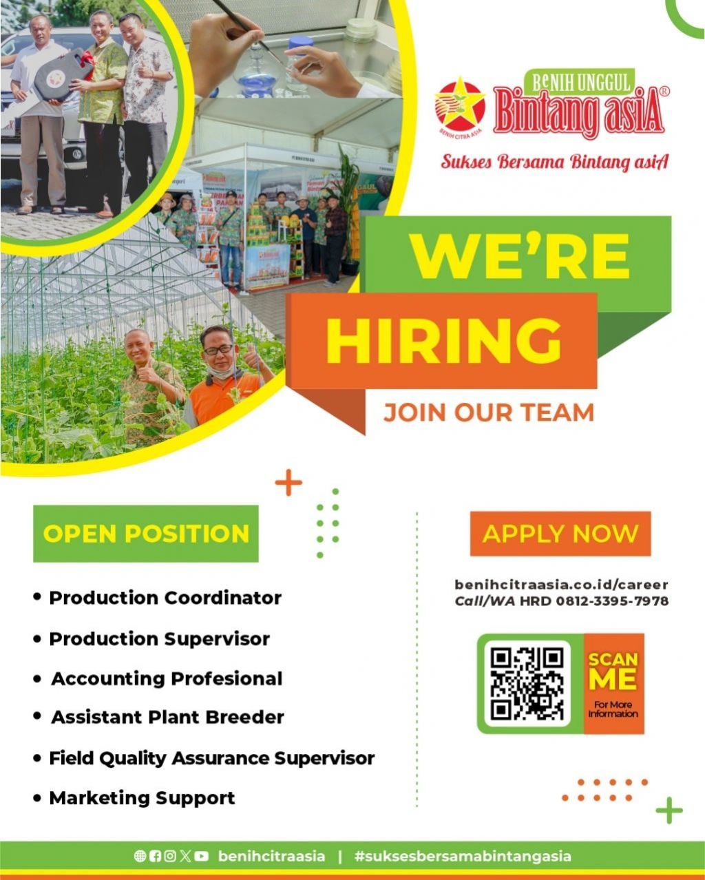 Lowongan kerja Bintang Asia