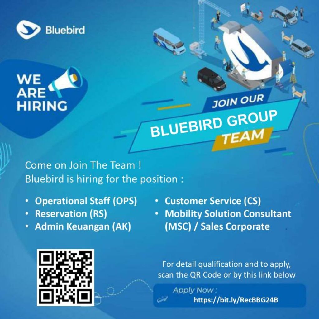 Lowongan kerja di BlueBird