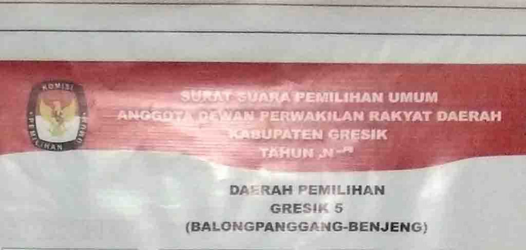 Surat suara Pileg