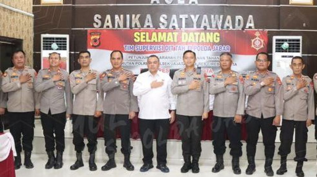 Supervisi Jukrah Pam Tahanan di Rutan Polres Cirebon Kota 