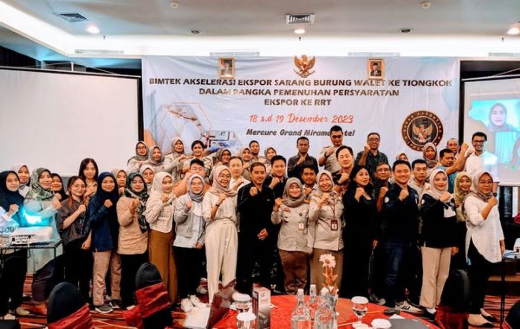 Bimtek bersama Eksportir Sarang Burung Walet