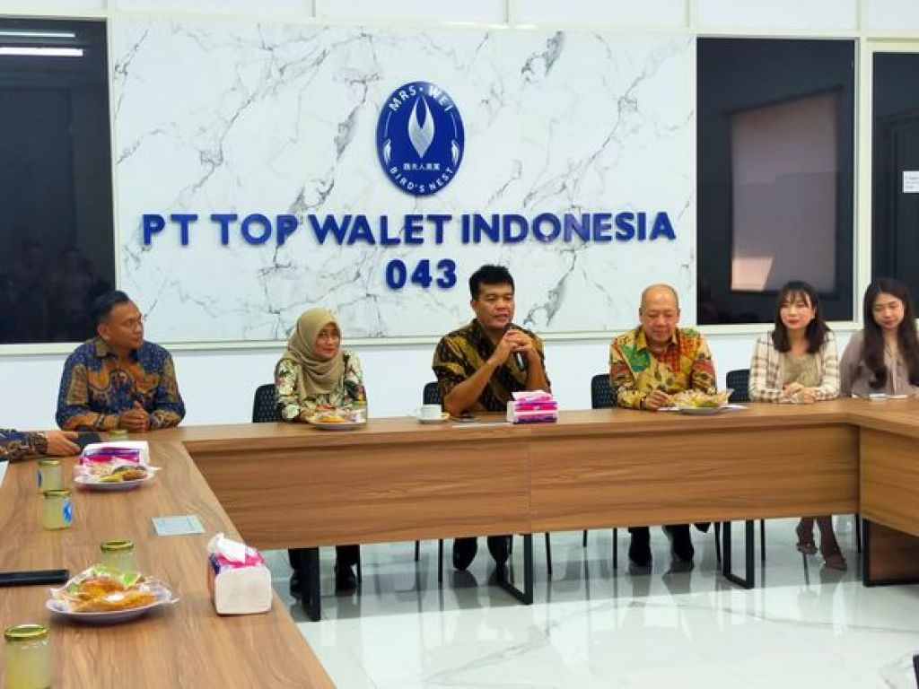 Kunjungan kerja Kepala Barantin di PT Top Walet Indonesia.