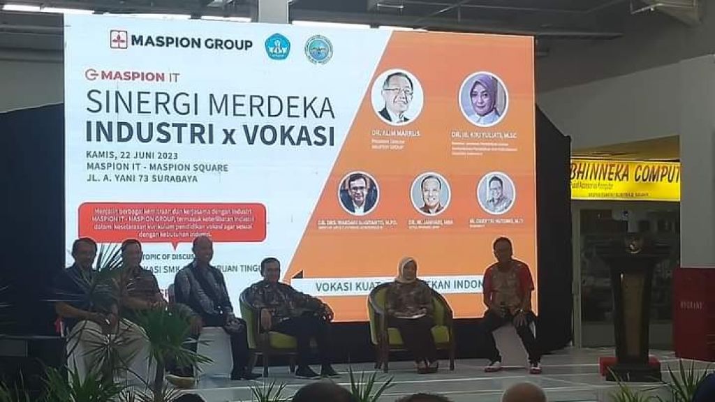 Workhsop sinergi industri dan vokasi di atrium Maspion Square