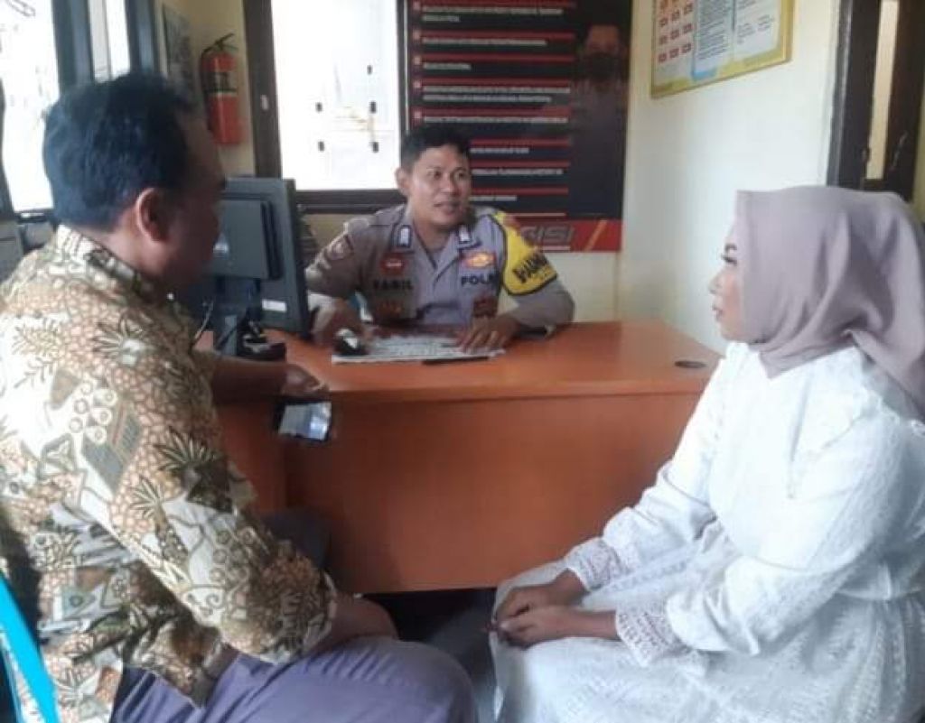 Pelaku pencurian di acara pernikahan yang berada di Desa Peganjaran