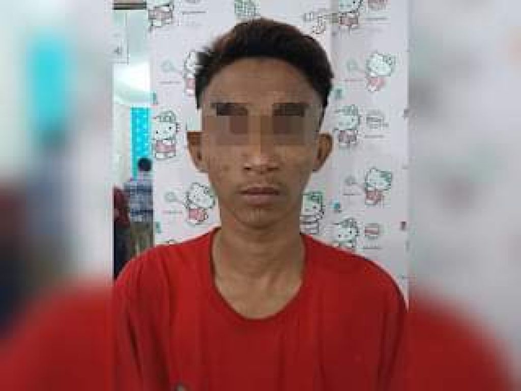AS, pelaku pencabulan