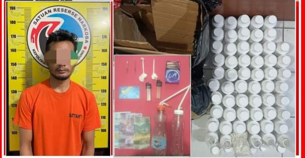 Tersangka yakni SCS dan barang bukti
