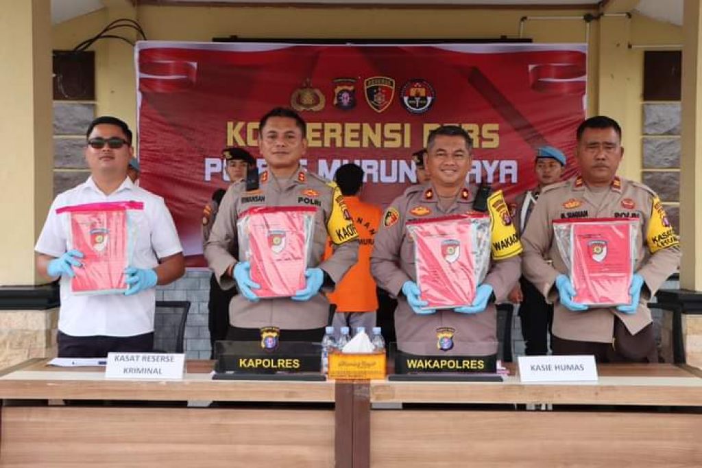 Konferensi pers tindak pidana korupsi Dana Desa.