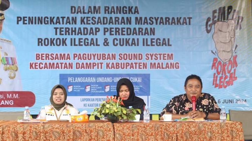 Sosialisasi ketentuan di Bidang Cukai.