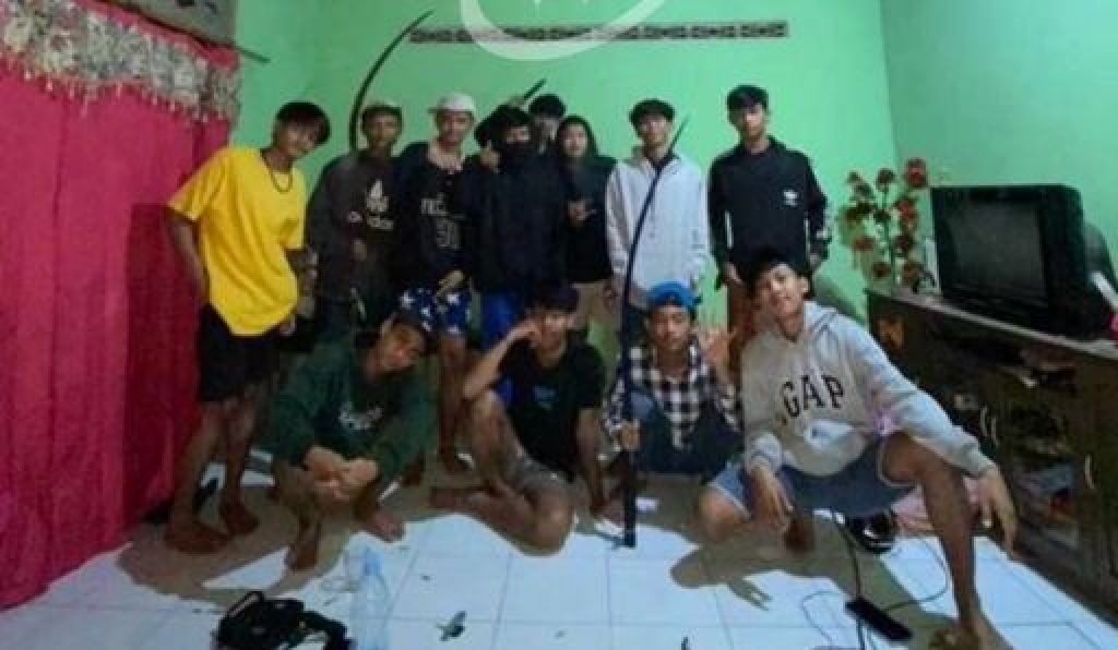 Tampang para gengster yang meresahkan Kecamatan Driyorejo