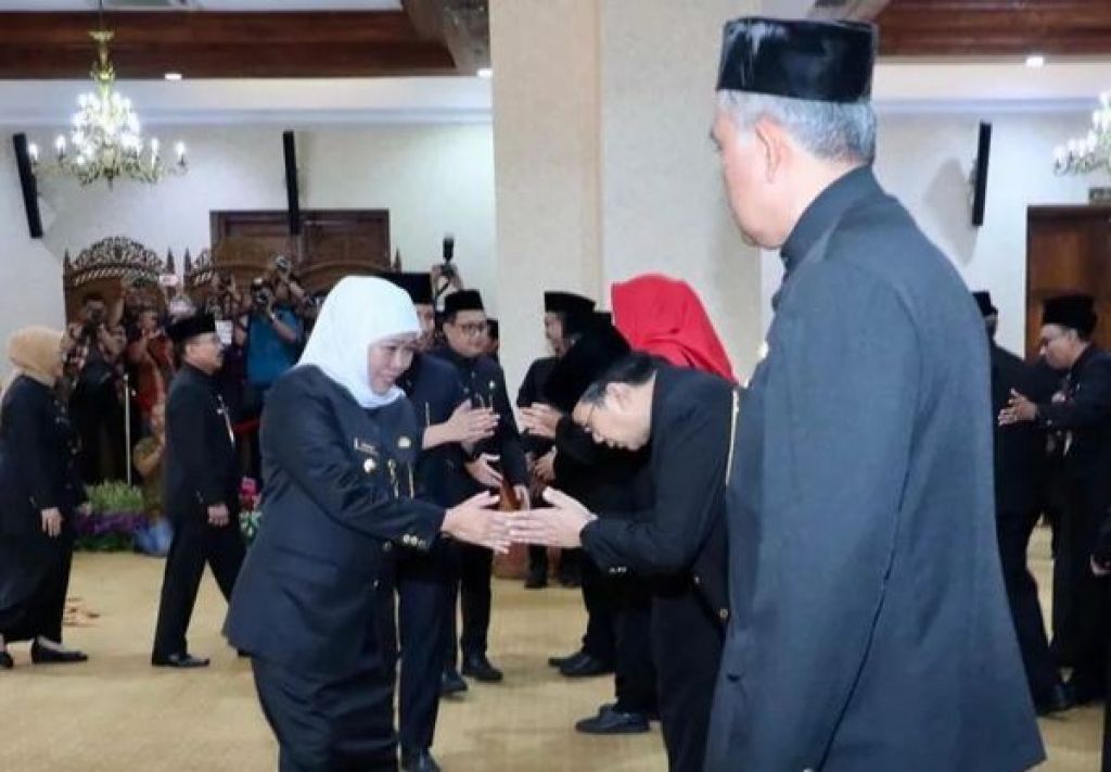 Pelantikan Pejabat Eselon II Pemprov Jatim