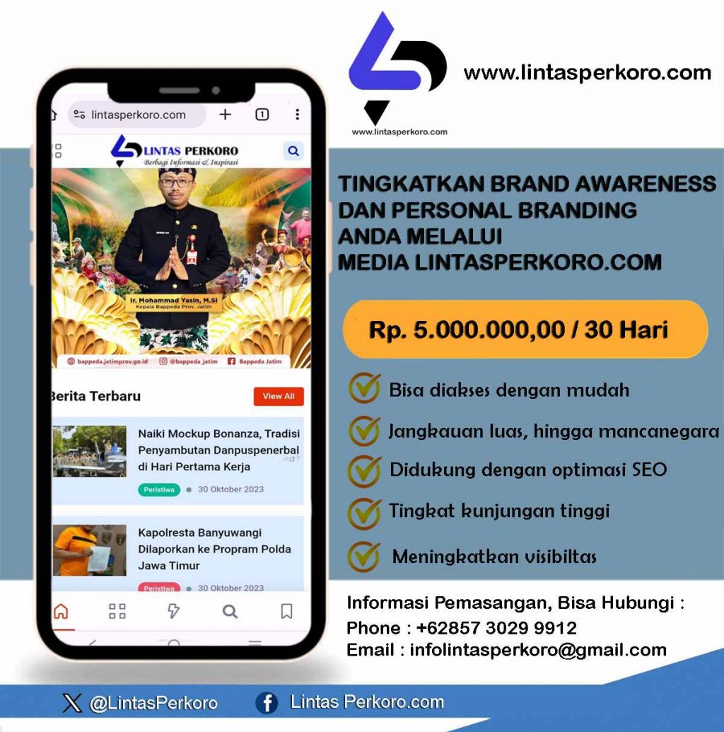 Iklan di media Lintas perkoro