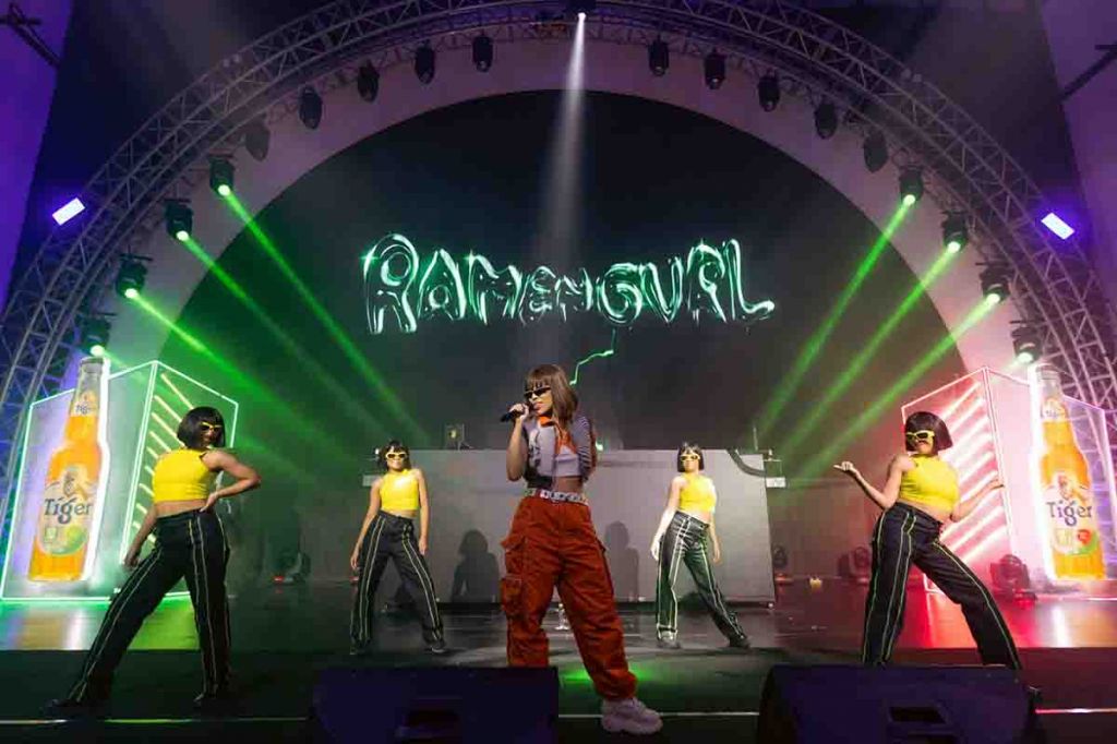 Perayaan grand launch Tiger Soju Flavoured Lager di Indonesia