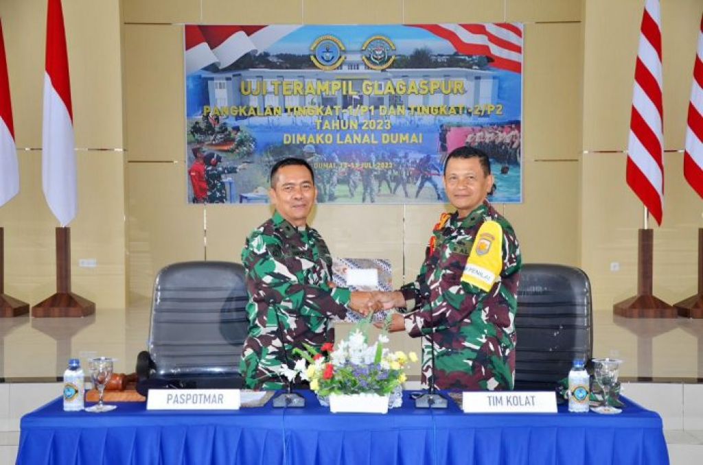 Penutupan Uji Terampil Glagaspur Pangkalan P1 dan P2 Tahun 2023 di Gedung Wijaya Kusuma