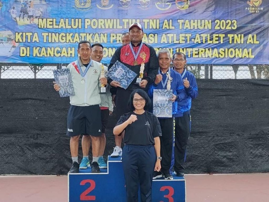 Kontingen UPT Mabesal meraih emas ganda 