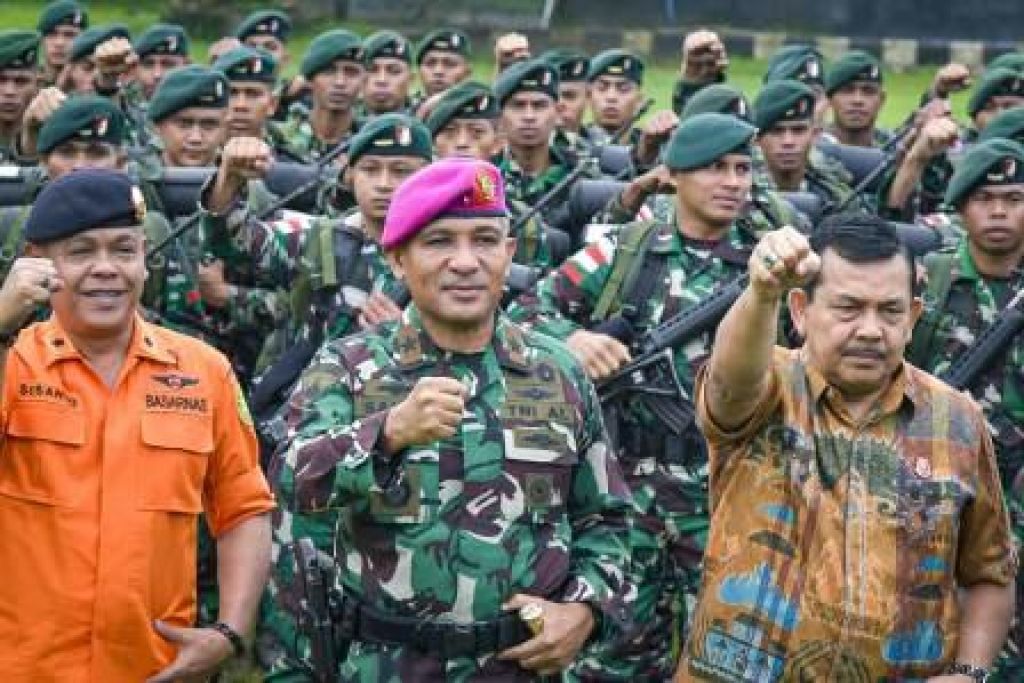  Upacara pemberangkatan Satgas Pengamanan Pulau Terluar XXVI Tahun 2023