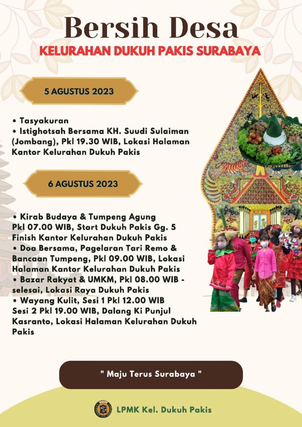 Acara "Bersih Desa".