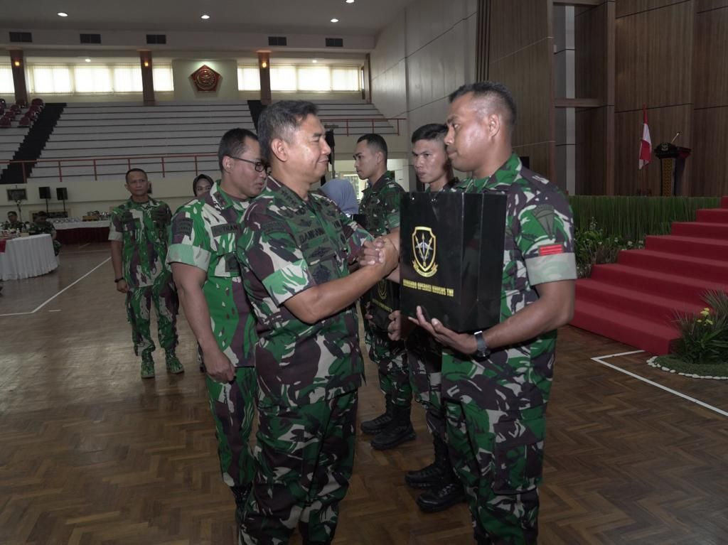 Acara syukuran memperingati HUT ke-4 Komando Operasi Khusus (Koopssus) TNI di Mabes TNI