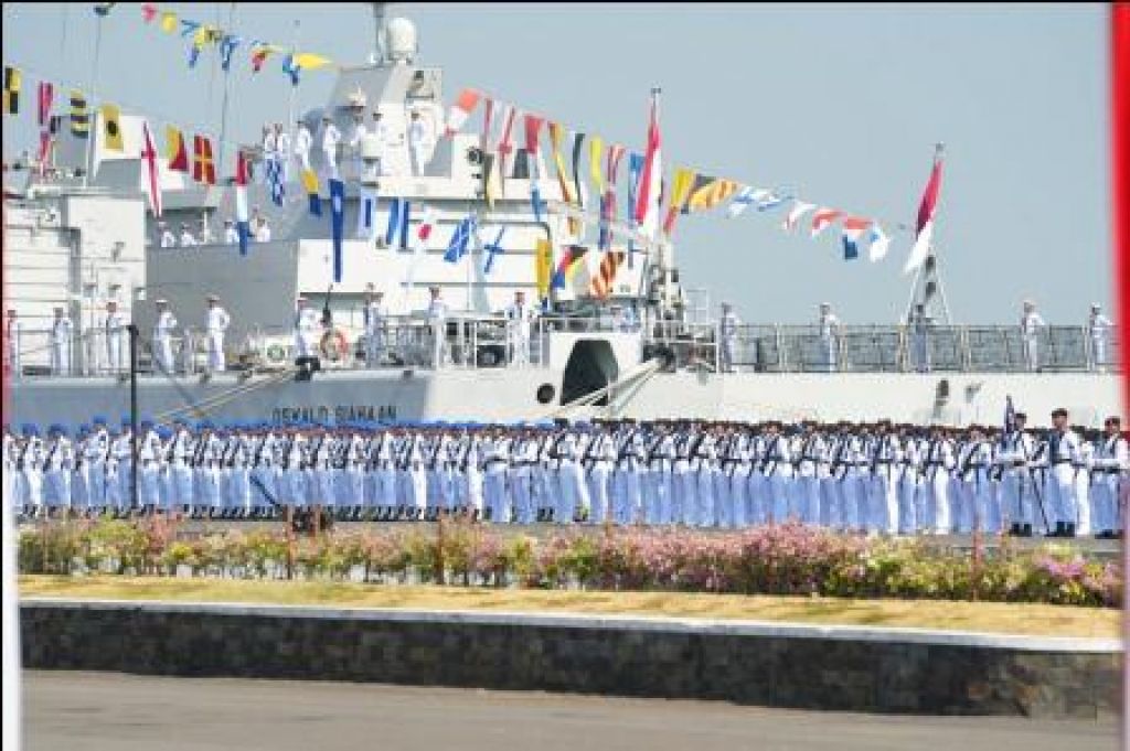 Upacara HUT TNI Angkatan Laut ke-78 tahun 2023
