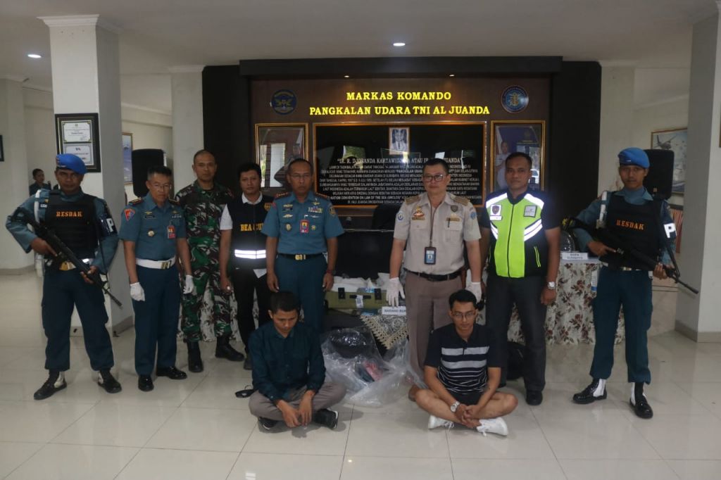 2 tersangka penyelundupan Benih Bening Lobster