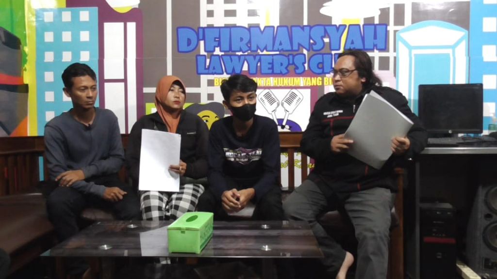 Dodik Firmansyah bersama korban dan ibunya