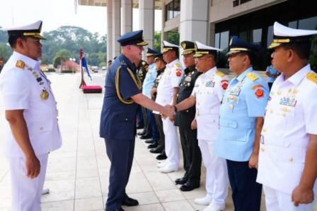 Panglima TNI Laksamana TNI Yudo Margono menerima kunjungan kehomatan Panglima Angkatan Bersenjata Selandia Baru