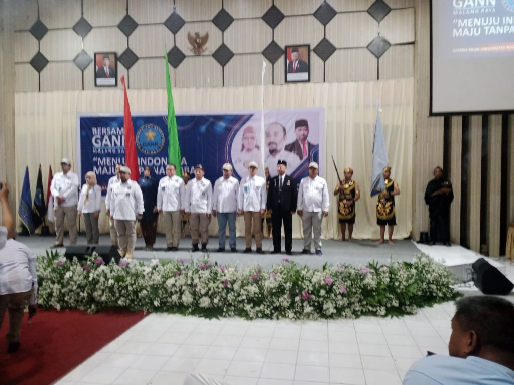 Deklarasi pelantikan lembaga anti narkotika nasional GANN