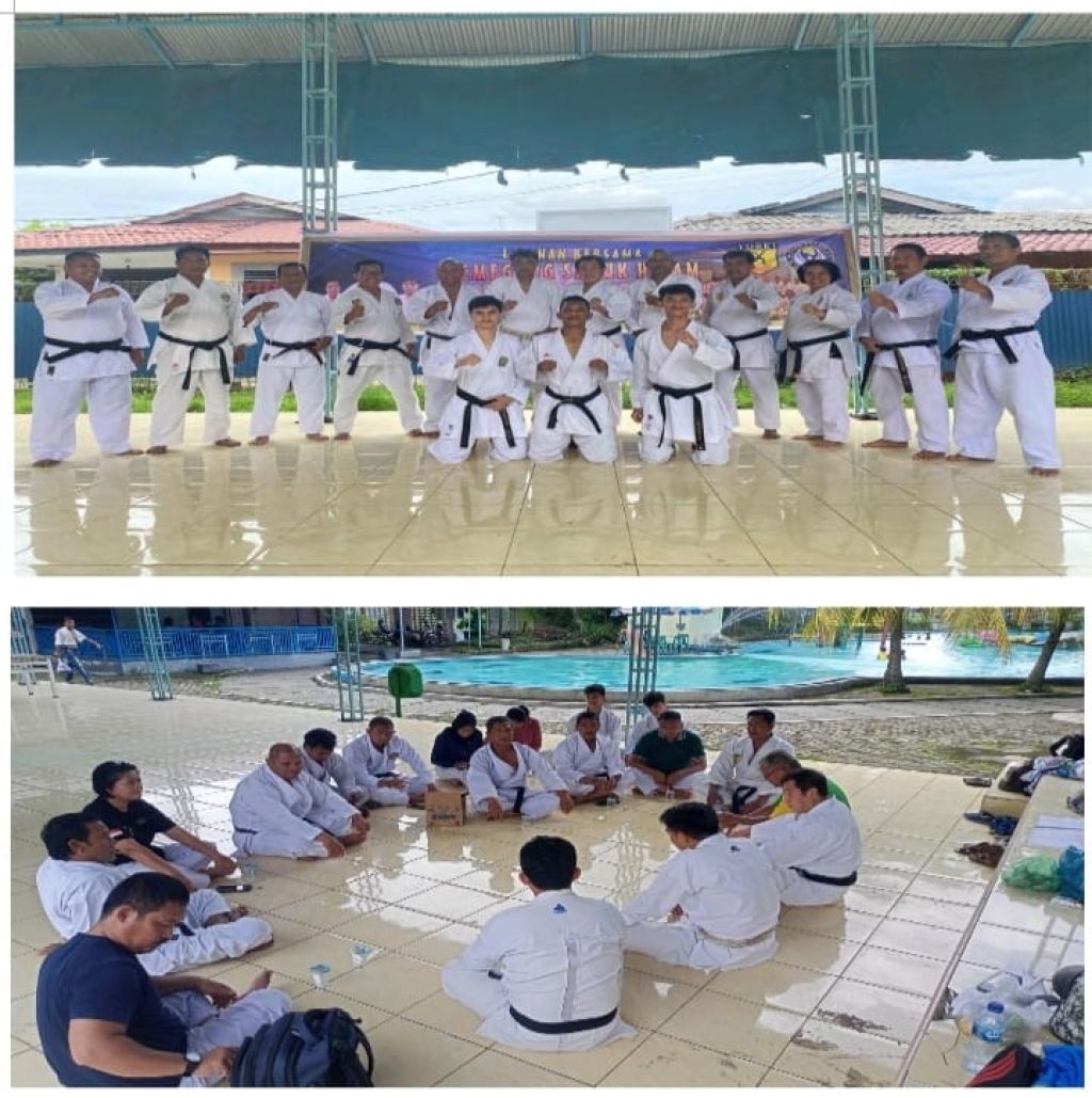 Pengurus Wadokai Karate-do Sumatera Utara gelar latihan bersama.