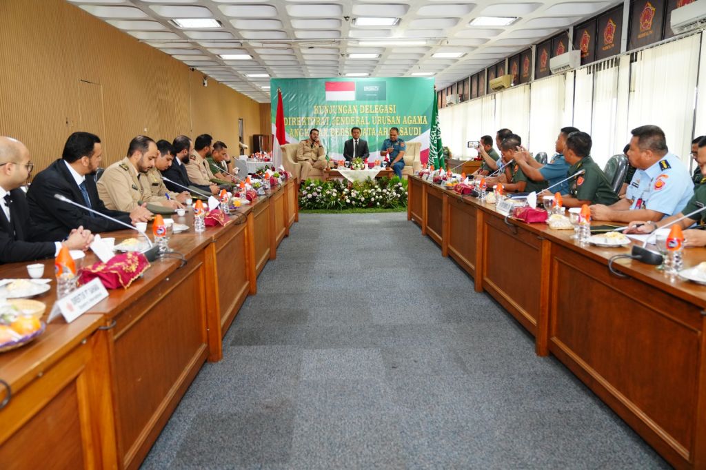 Kunjungan Delegasi Ditjen Urusan Agama Angkatan Bersenjata Arab Saudi