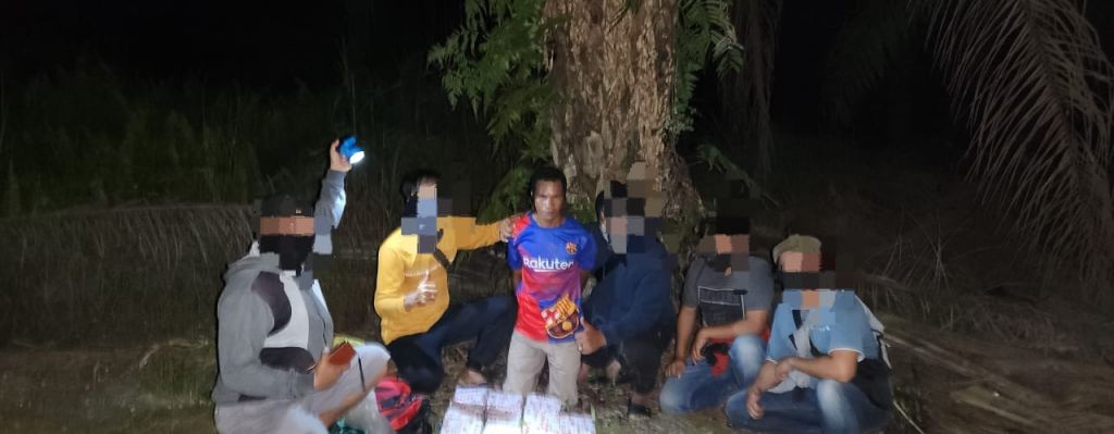 Deninteldam XII/Tpr berhasil menggagalkan upaya penyelundupan diduga narkotika jenis sabu