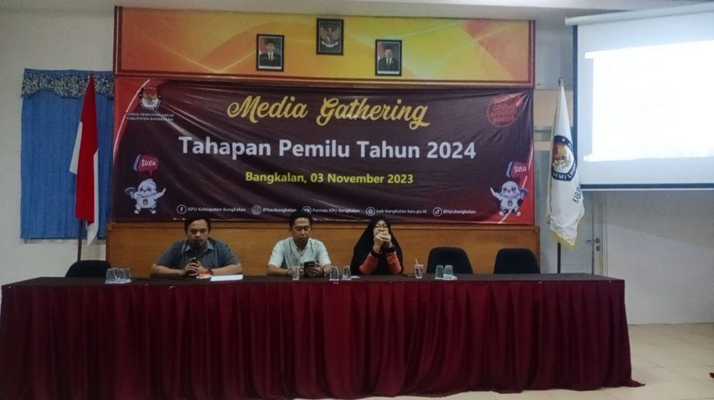 Media gathering yang digelar KPU Bangkalan