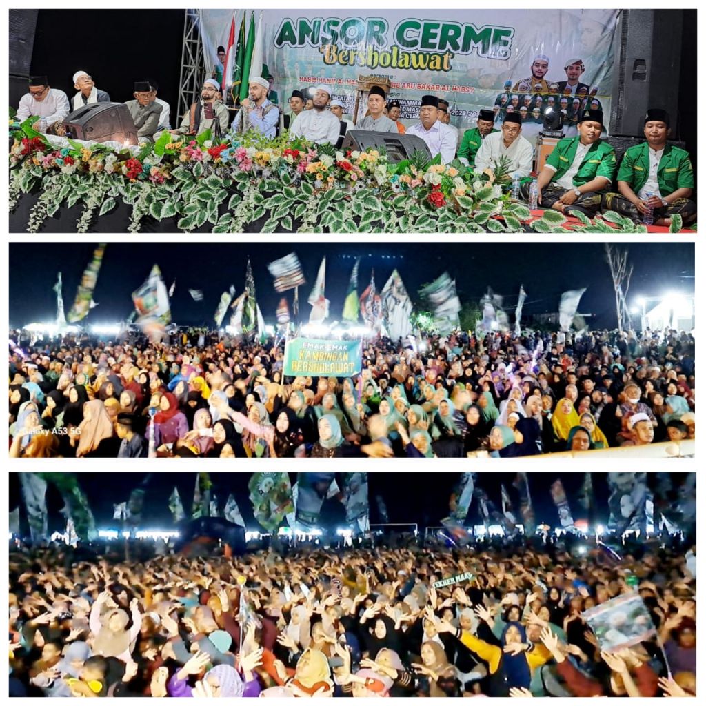 Acara Ansor Cerme Bersholawat