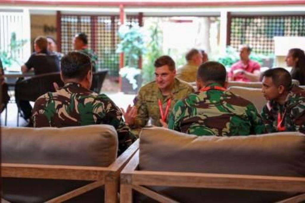 Prajurit PRIMA, TNI latihan Pos Komando bersama Militer Australia