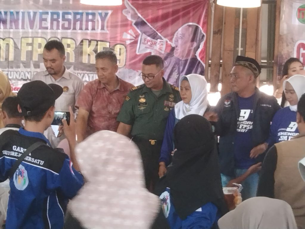 Danramil Driyorejo di acara HUT LSM FPSR