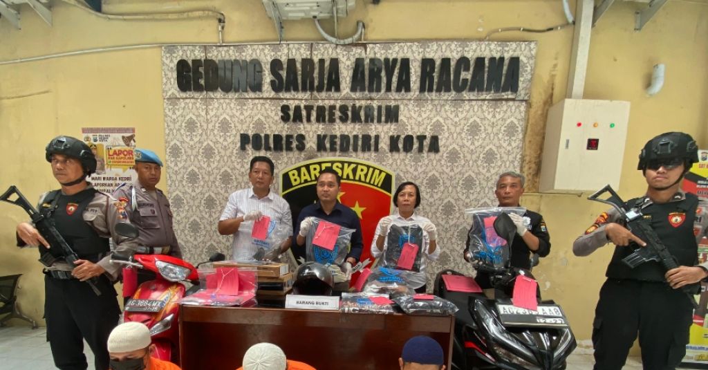 Rilis kasus penganiayaan di Polres Kediri Kota