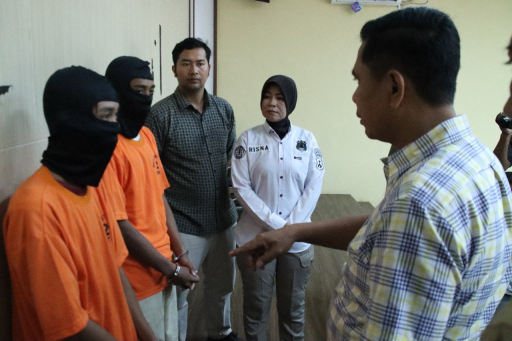 Para tersangka pencabulan