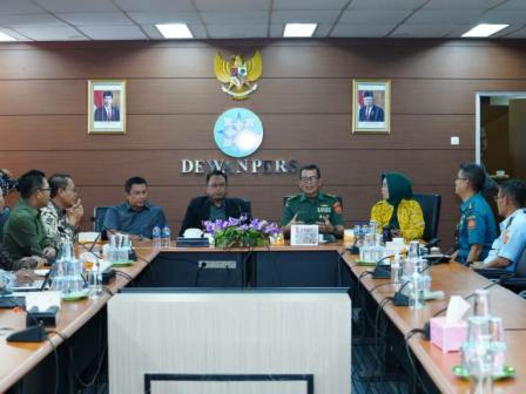 Kapuspen TNI kunjungan kerja (Kunker) ke Dewan Pers