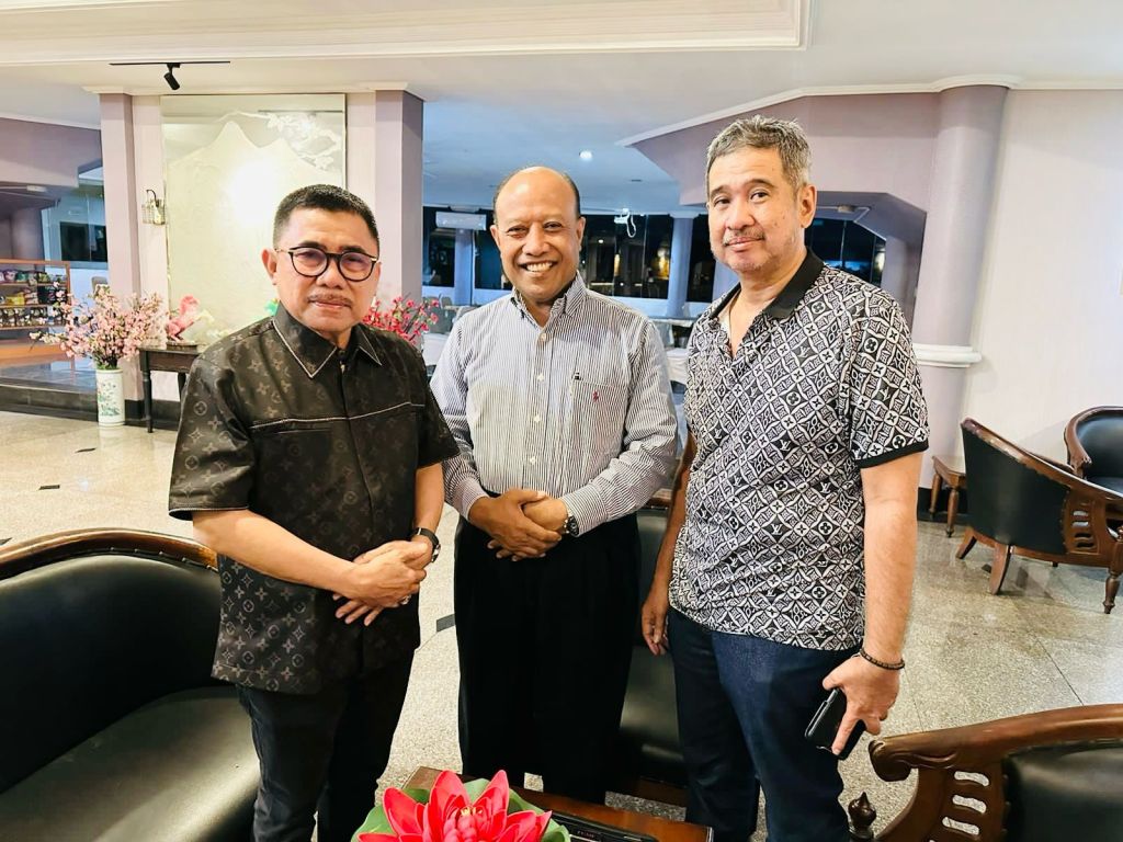 Pertemuan Jamhadi dengan Bupati Majene didampingi Tajuddin