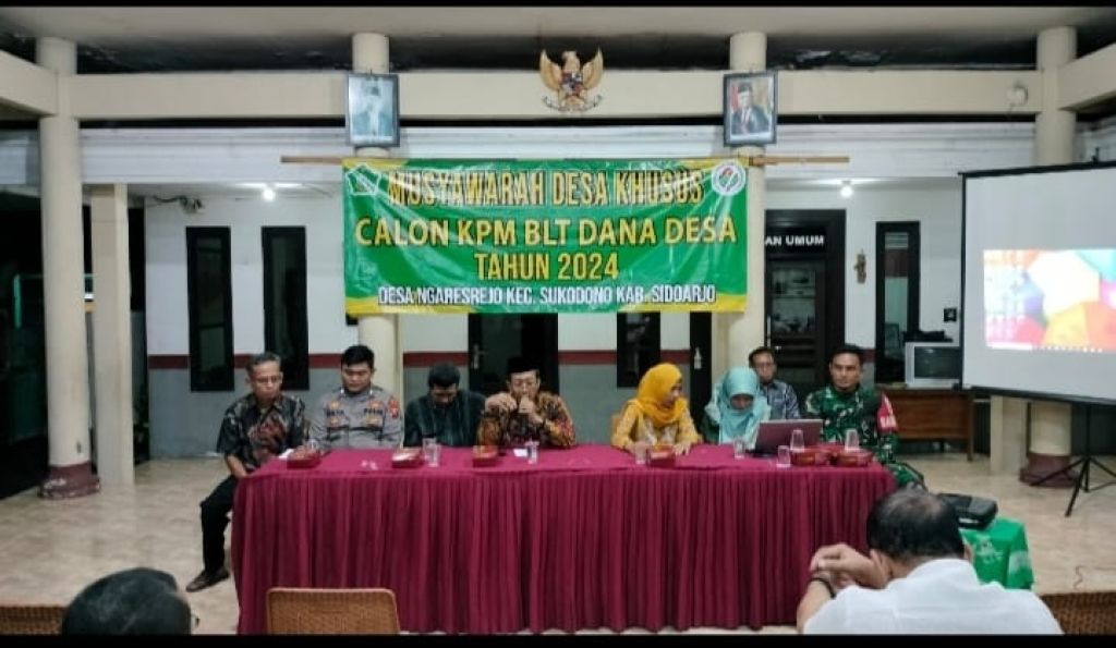 Serda Rama Ganda bersama Bhabinkamtibmas hadir di musyawarah desa khusus calon KPM